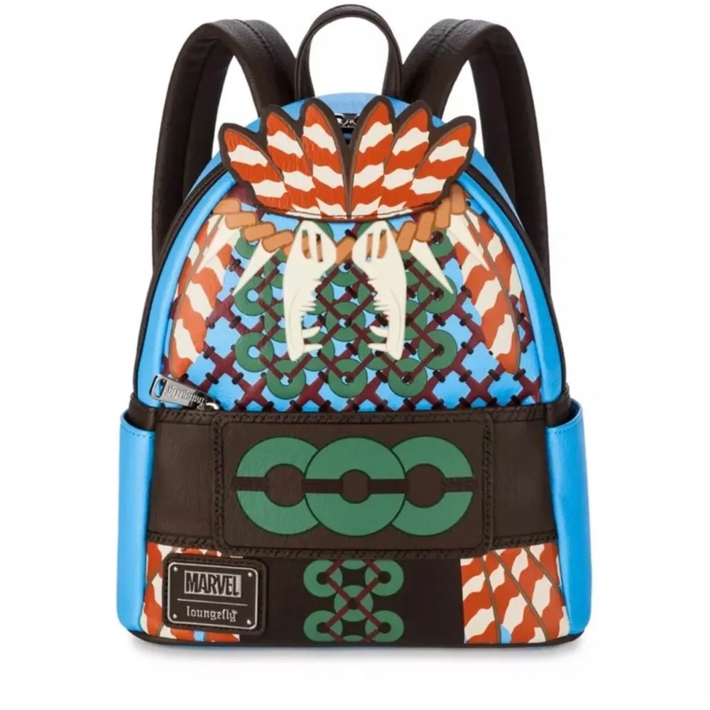 Disney Parks Loungefly Marvel Black Panther Wakanda Forever Mini Backpack NWT